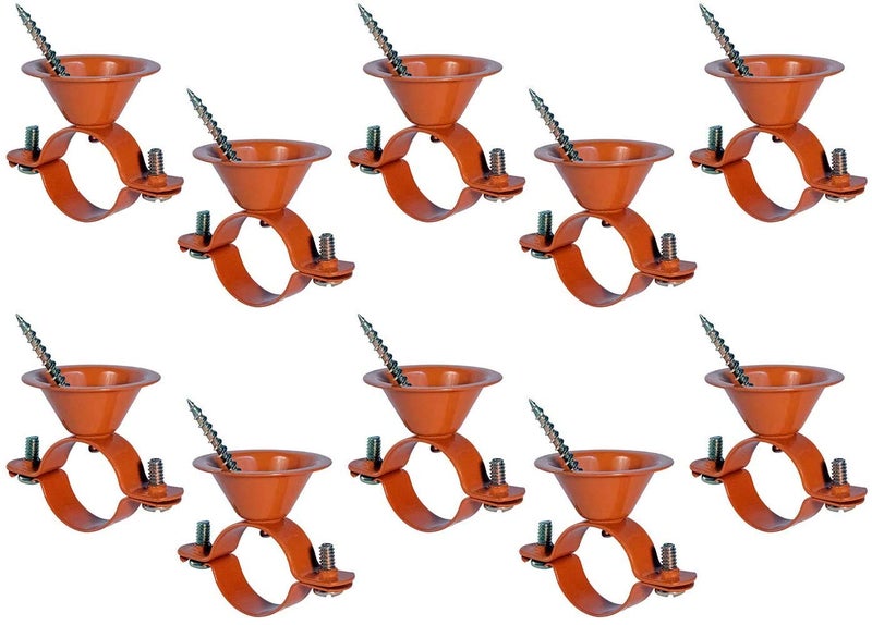 Highcraft ICF-DQ34-10 Bell Hanger; Copper Coated Steel; for 3/4'' Pipe (10PK) - Image 1